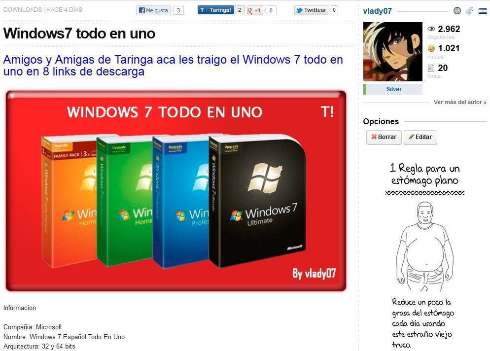 Win 7 todo en uno