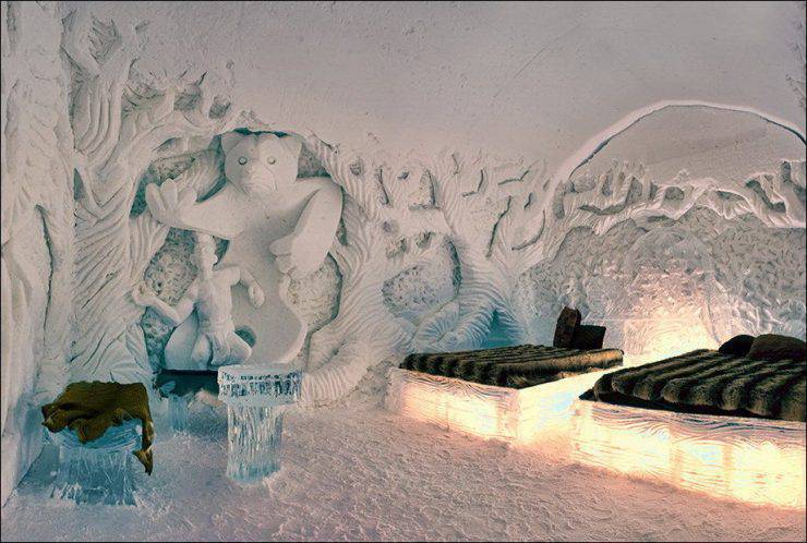 Lodowy hotel de Glace 8