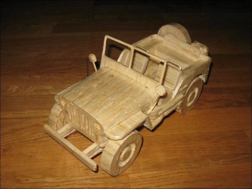 850x637 Modele z zapałek 8