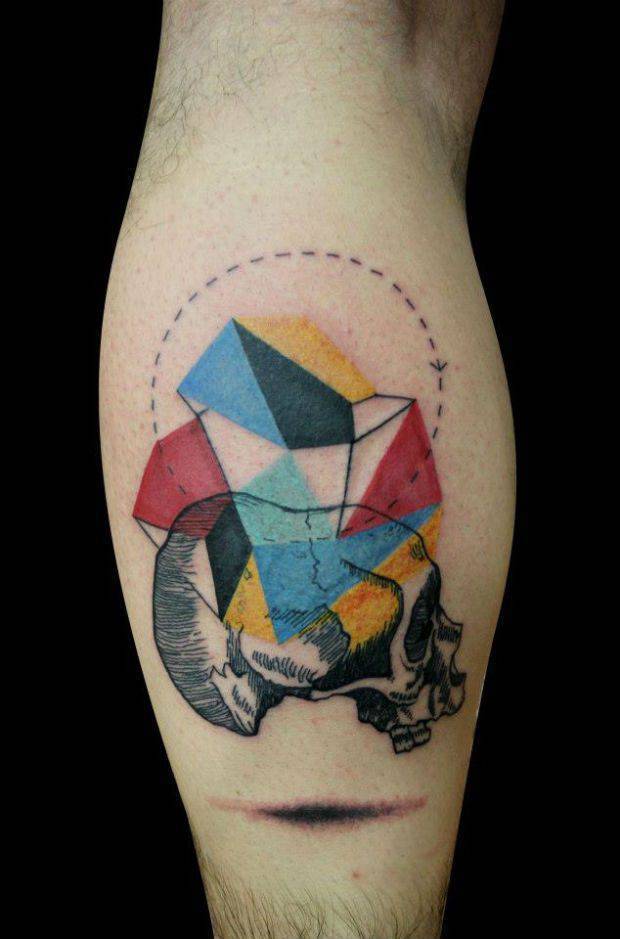Geometryczne tatuaże 38