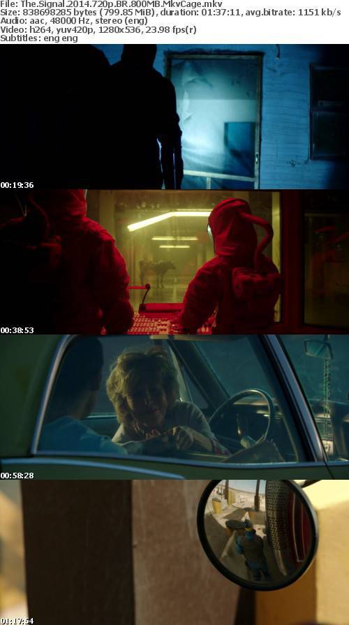 The Signal (2014) 720p BRRip 800MB - MC The Signal (2014) 720p BRRip 800MB - MC