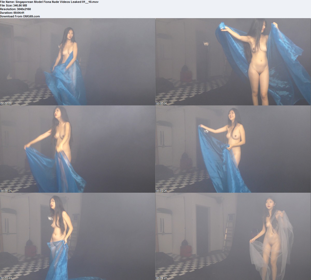 Singaporean Model Fiona Nude Videos Leaked 01