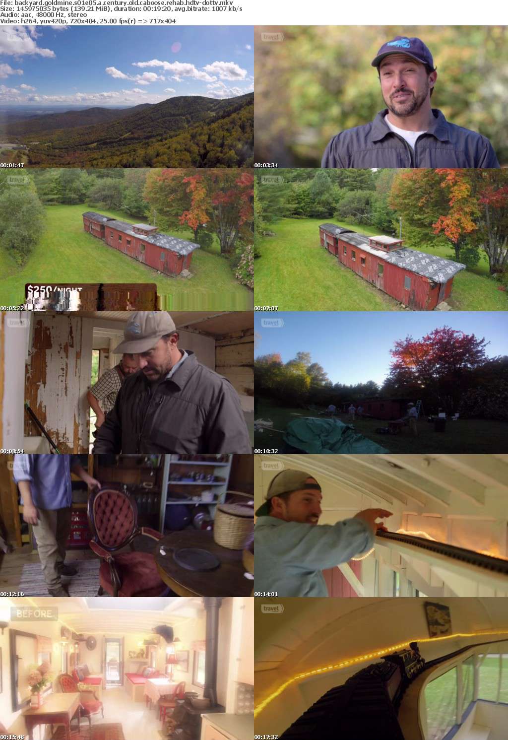 Backyard Goldmine S01E05 A Century Old Caboose Rehab HDTV x264-dotTV Backyard Goldmine S01E05 A Century Old Caboose Rehab HDTV x264-dotTV