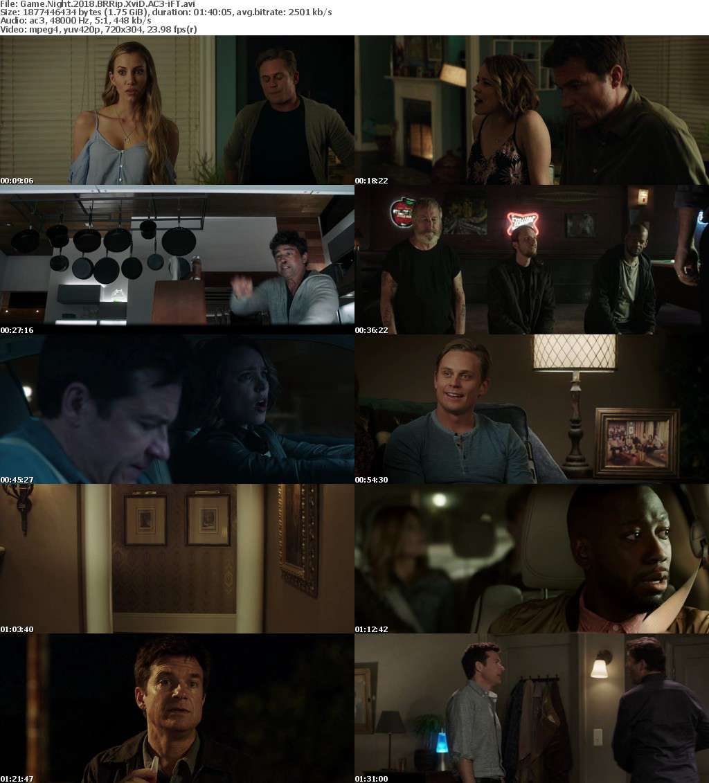 Game Night 2018 BRRip XviD AC3-iFT Game Night 2018 BRRip XviD AC3-iFT