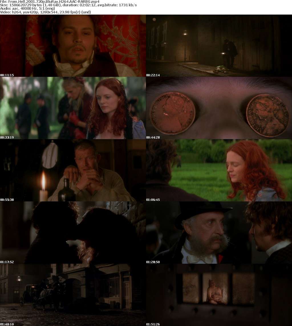 From Hell 2001 720p BluRay H264 AAC-RARBG From Hell 2001 720p BluRay H264 AAC-RARBG