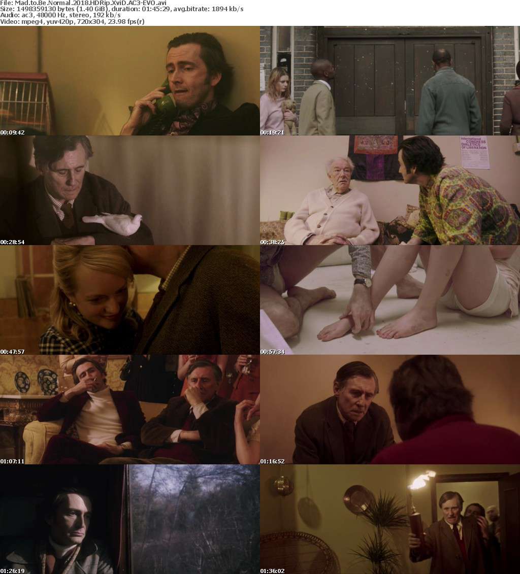 Mad to Be Normal 2018 HDRip XviD AC3-EVO Mad to Be Normal 2018 HDRip XviD AC3-EVO