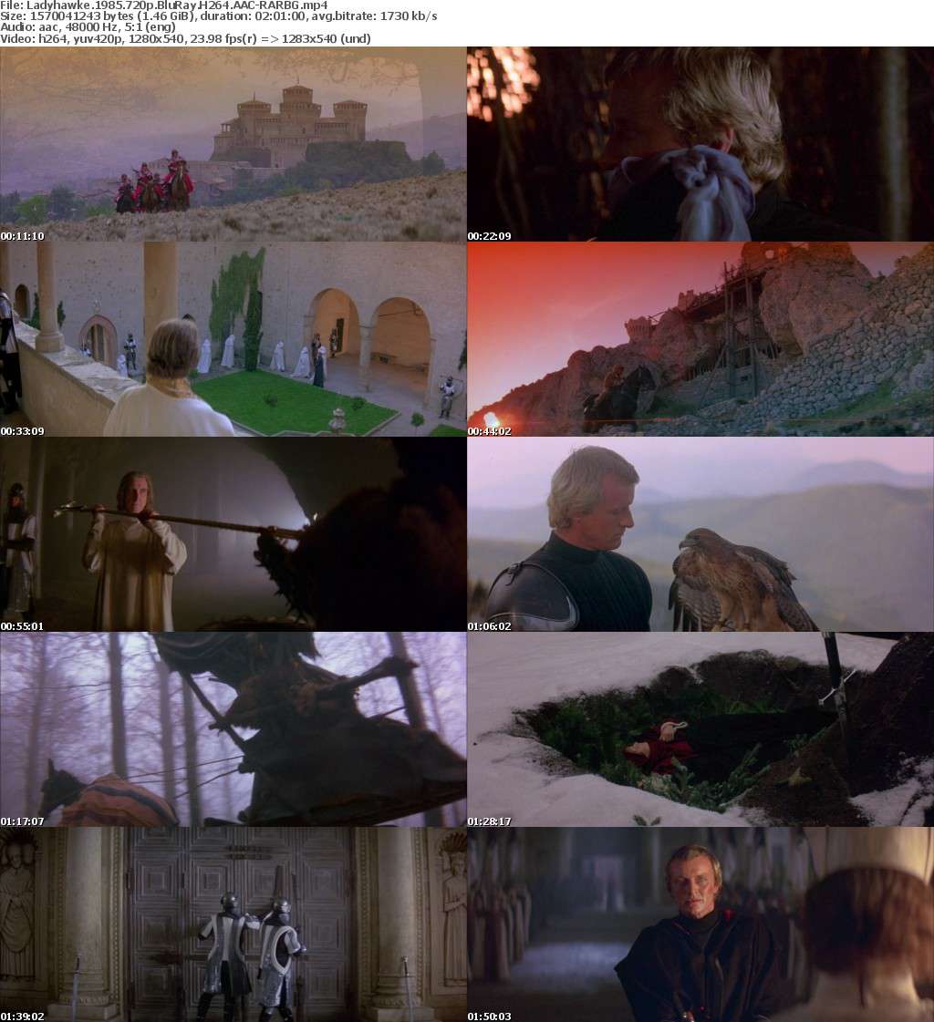 Ladyhawke 1985 720p BluRay H264 AAC-RARBG Ladyhawke 1985 720p BluRay H264 AAC-RARBG