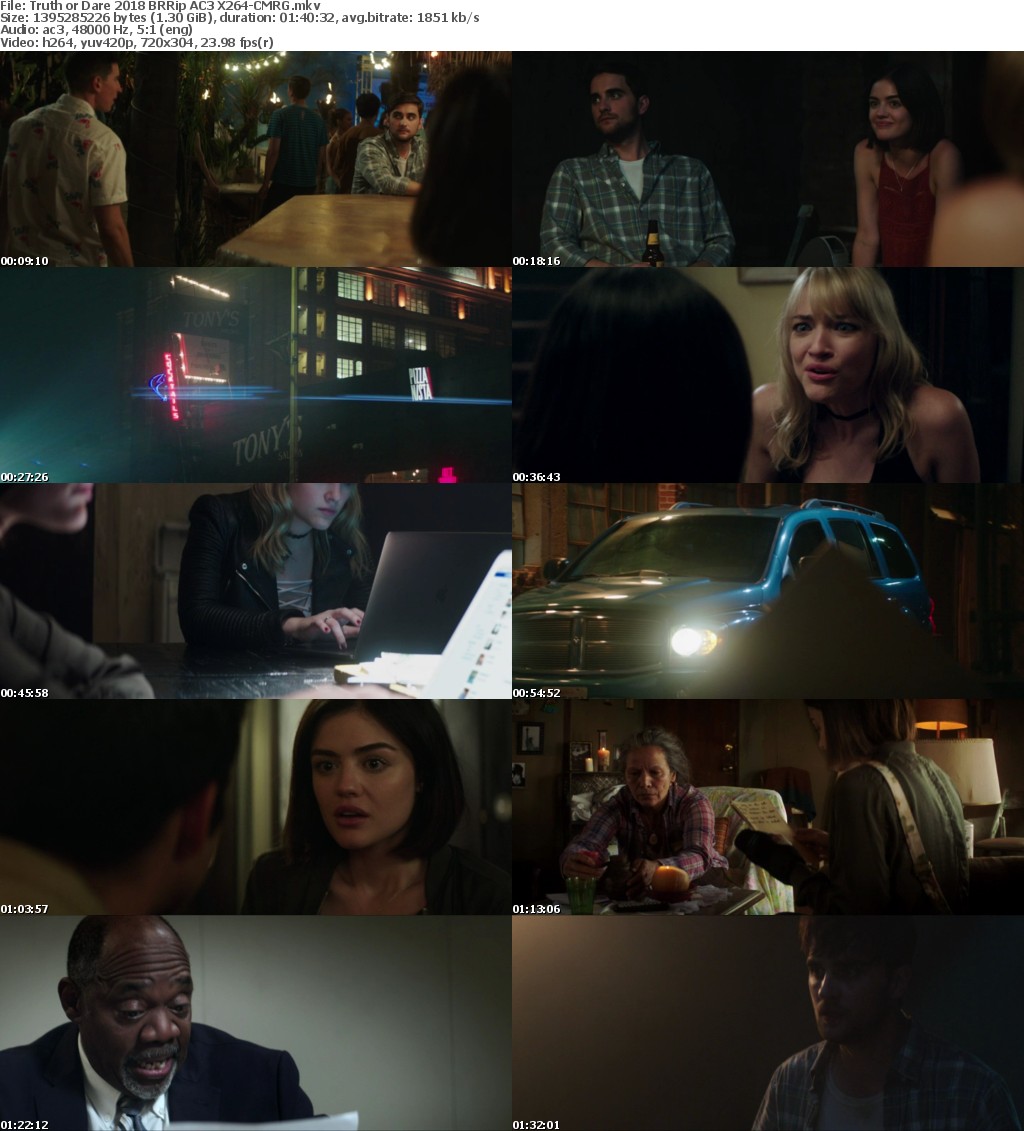 Truth or Dare 2018 BRRip AC3 X264-CMRG Truth or Dare 2018 BRRip AC3 X264-CMRG