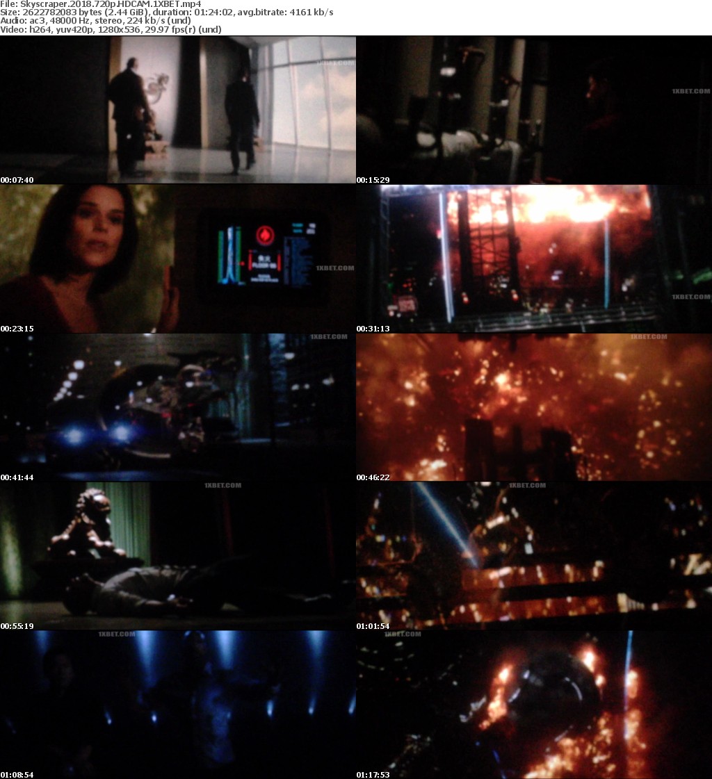 Skyscraper 2018 720p HDCAM 1XBET Skyscraper 2018 720p HDCAM 1XBET