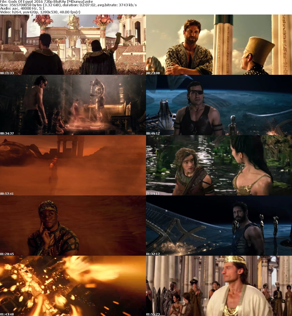 Gods Of Egypt (2016) 720p BluRAy MDunya