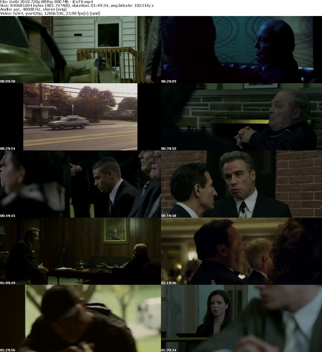 Gotti (2018) 720p BRRip 800 MB - iExTV