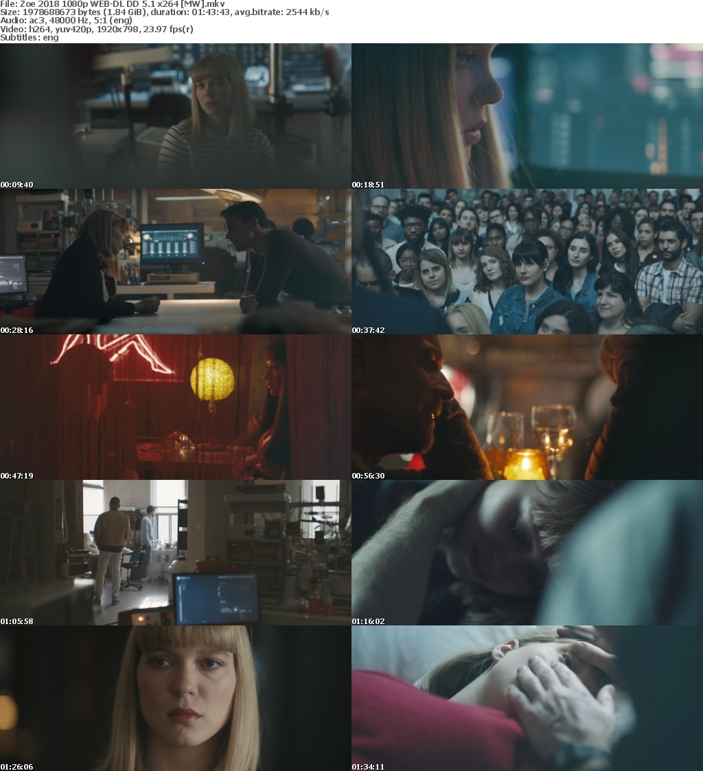 Zoe (2018) 1080p WEB-DL DD 5.1 x264 MW