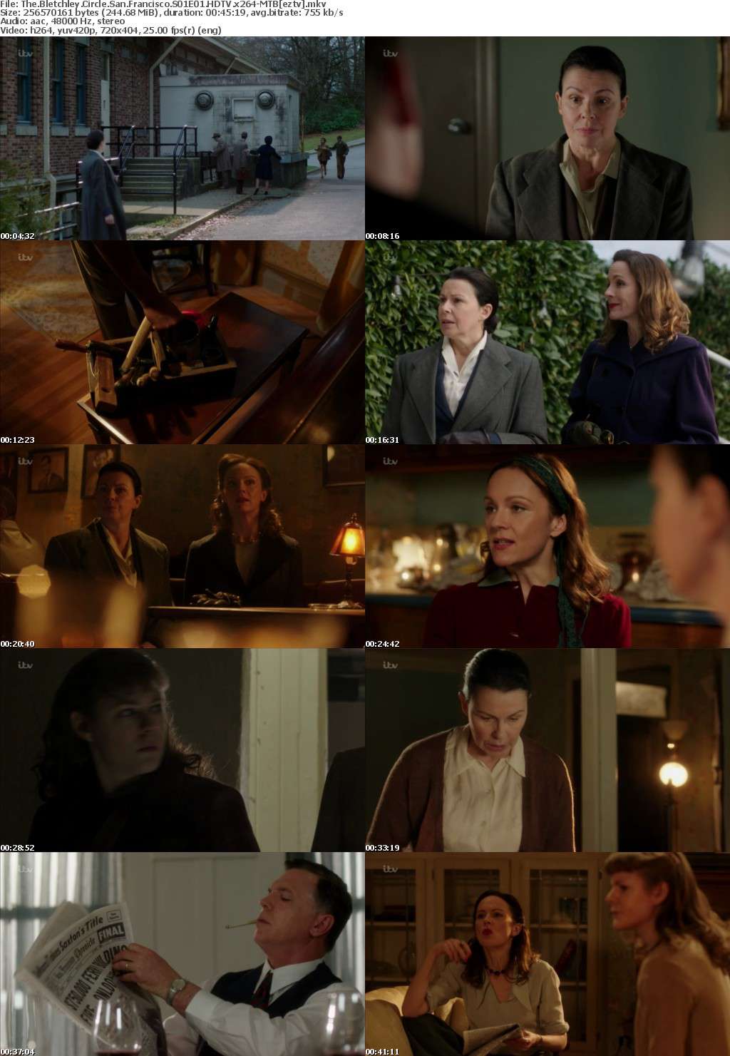 The Bletchley Circle San Francisco S01E01 HDTV x264-MTB