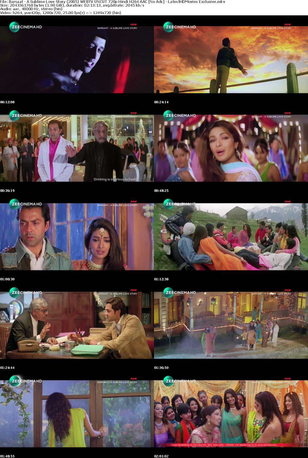 Barsaat - A Sublime Love Story (2005) WEBTV UNCUT 720p Hindi H264 AAC-LatestHDMovies