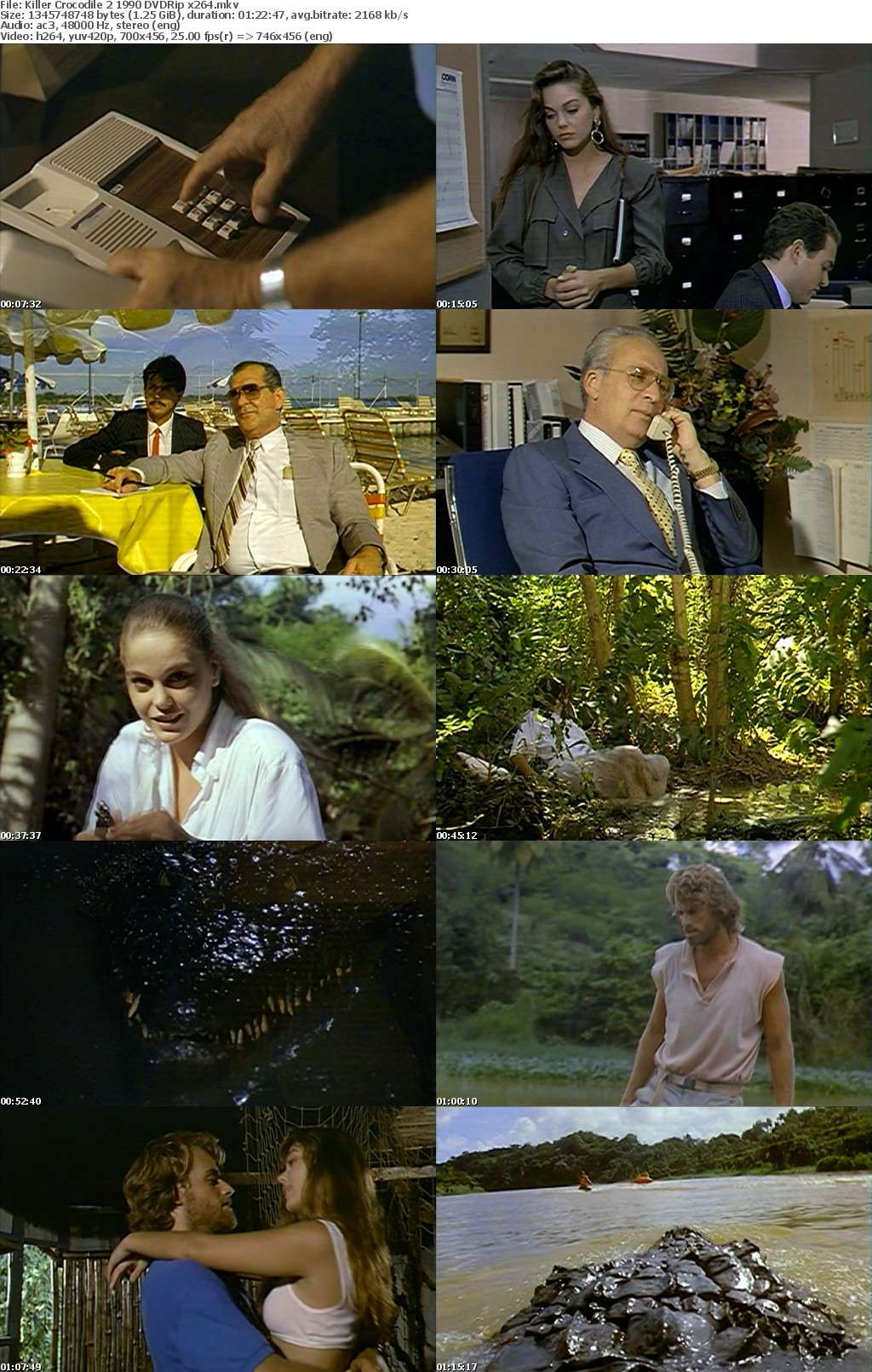 Killer Crocodile 2 1990 DVDRip x264 Killer Crocodile 2 1990 DVDRip x264
