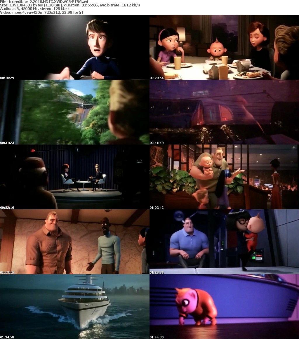 Incredibles 2 (2018) HDTC XViD-ETRG