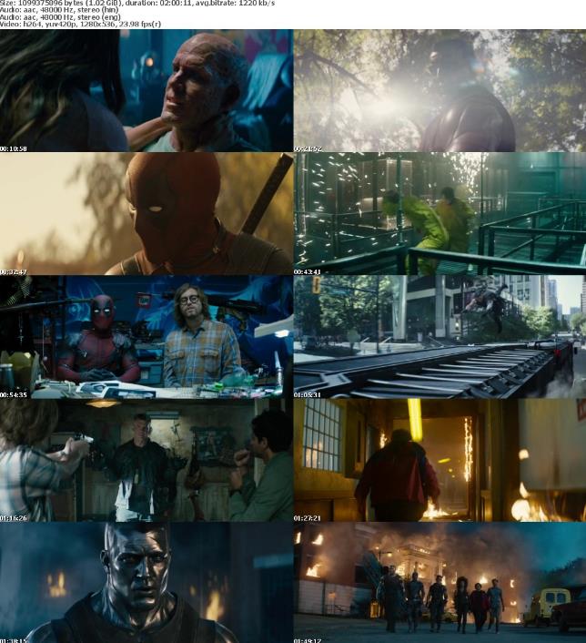 Deadpool 2 (2018) 720p Web-DL x264 Dual-AudioHindi (Cleaned) - English ESubs - Downloadhub