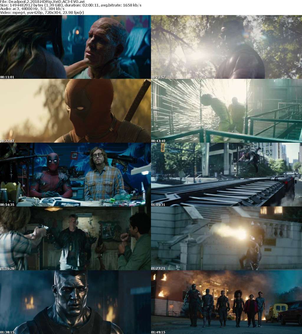 Deadpool 2 (2018) HDRip XviD AC3-EVO