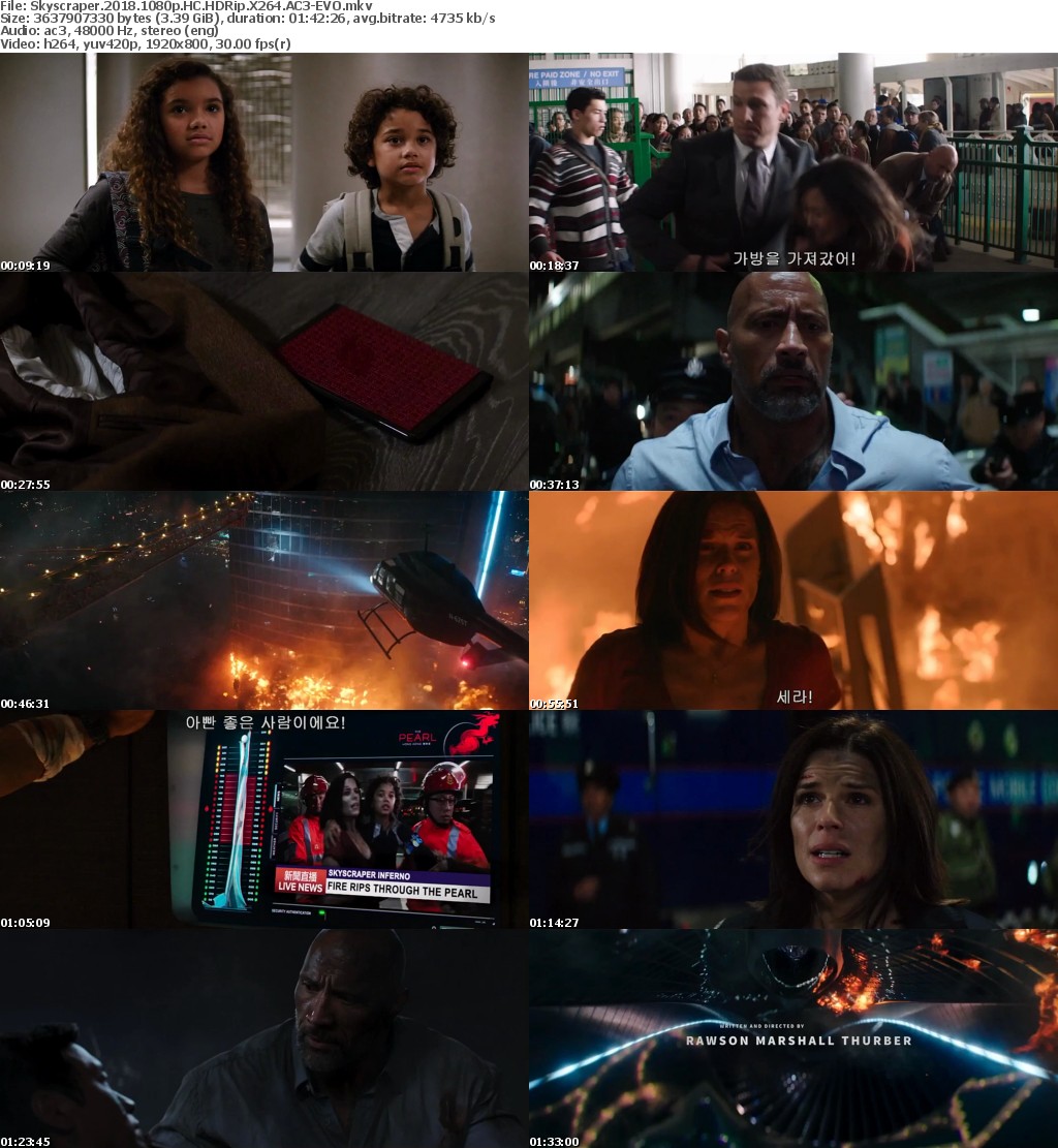 Skyscraper (2018) 1080p HC HDRip X264 AC3-EVO