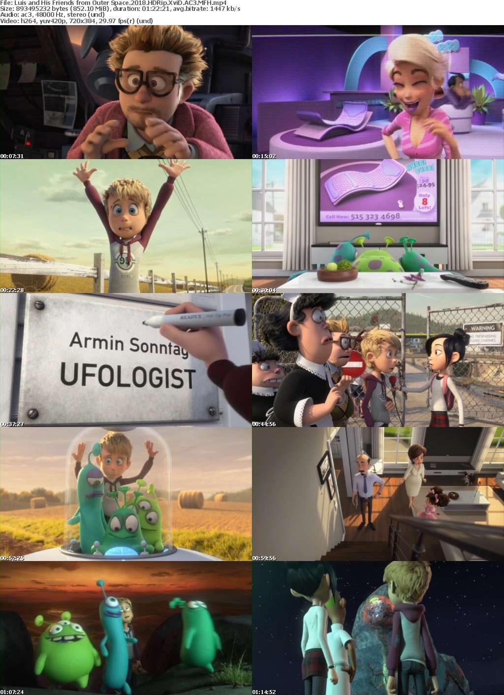 Luis and His Friends from Outer Space (2018) HDRip XviD AC3 MFH