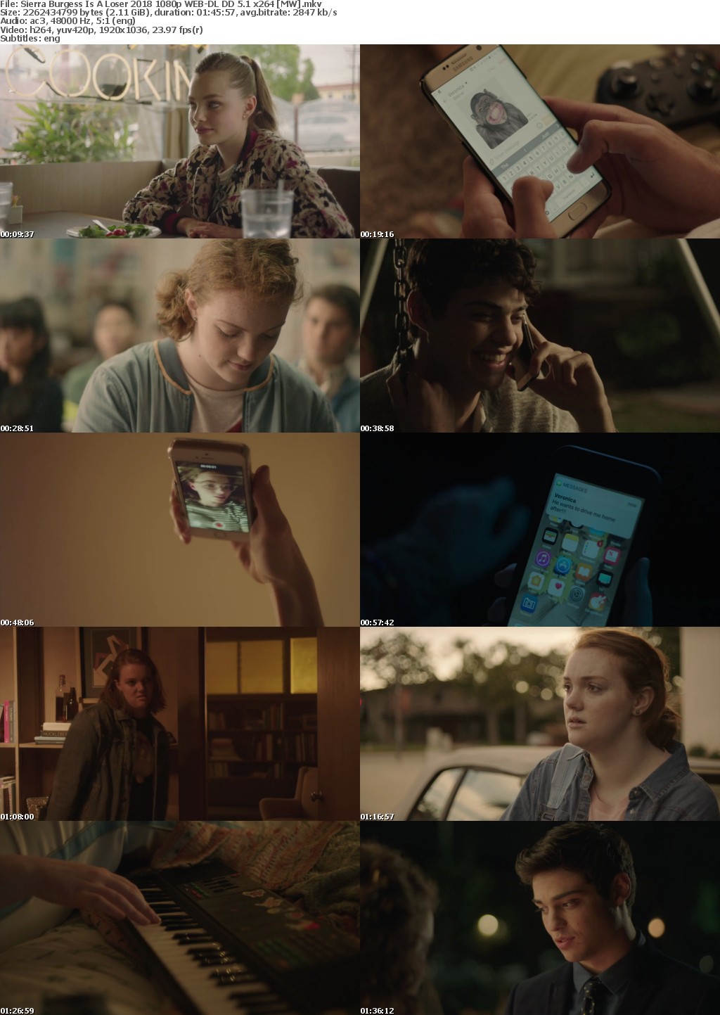 Sierra Burgess Is A Loser (2018) 1080p WEB-DL DD 5.1 x264 MW