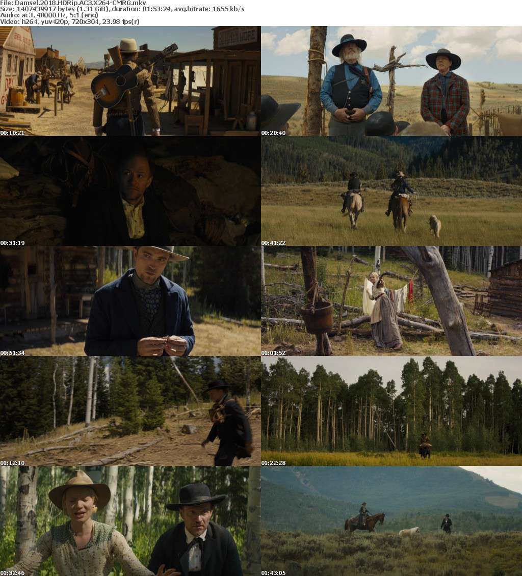 Damsel (2018) HDRip AC3 X264-CMRG