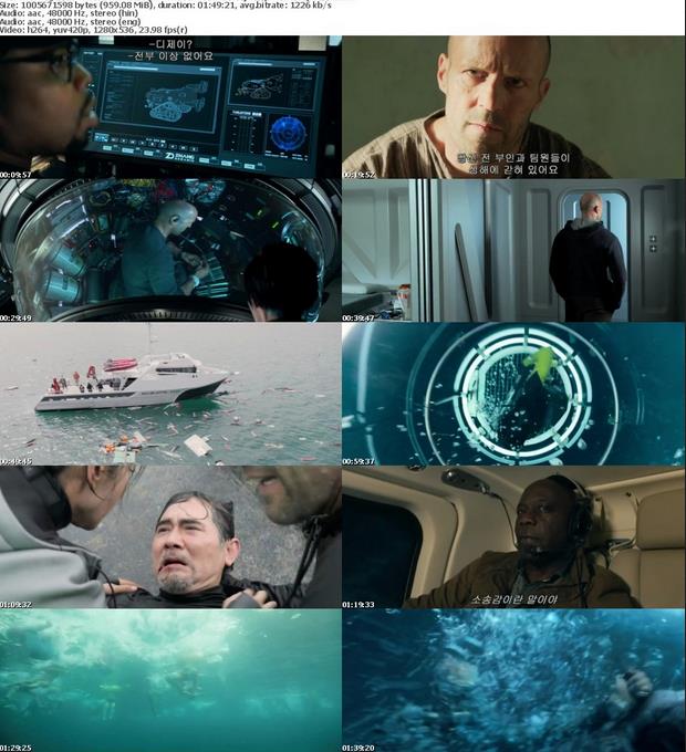 The Meg (2018) 720p HC HDRip x264 Dual-AudioHindi (Cleaned) - English - Downloadhub