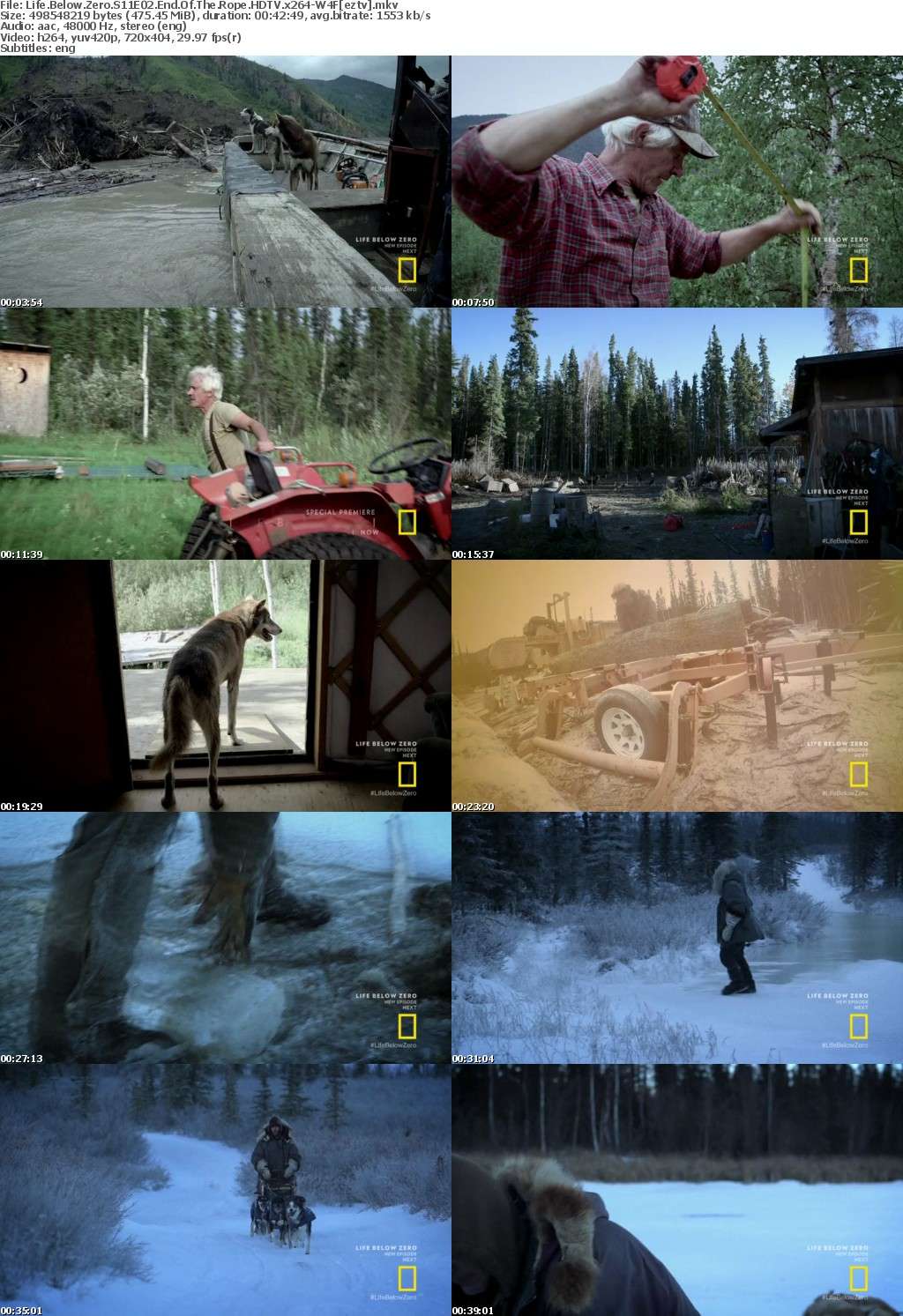 Life Below Zero S11E02 End Of The Rope HDTV x264-W4F