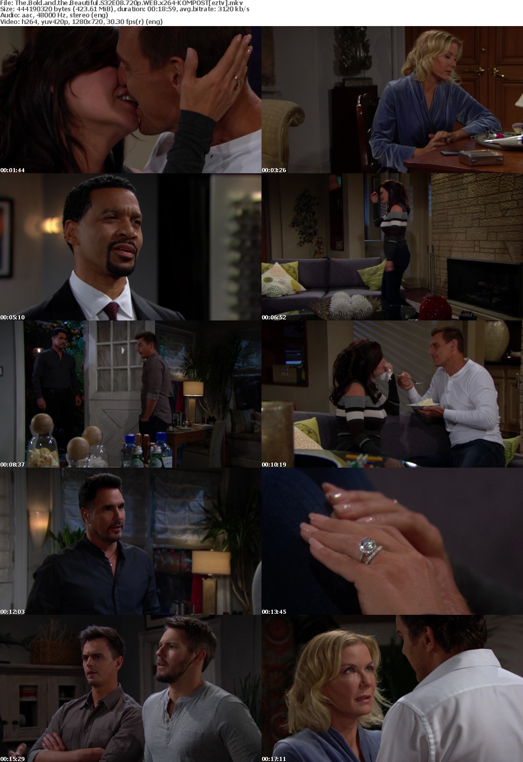 The Bold and the Beautiful S32E08 720p WEB x264-KOMPOST