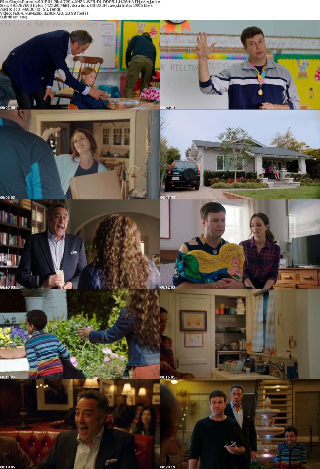 Single Parents S01E01 Pilot 720p AMZN WEB-DL DDP5.1 H264-NTb