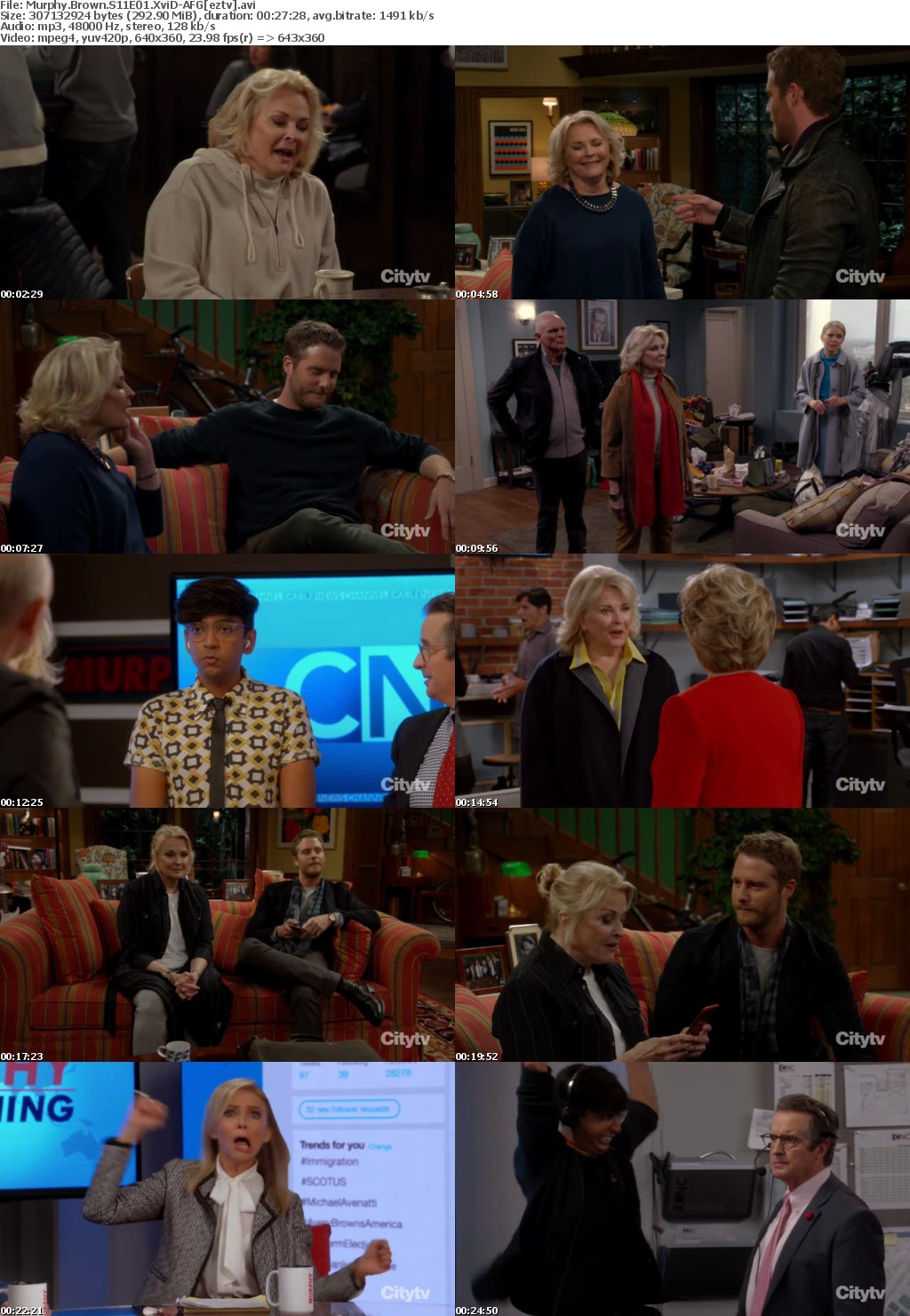 Murphy Brown S11E01 XviD-AFG