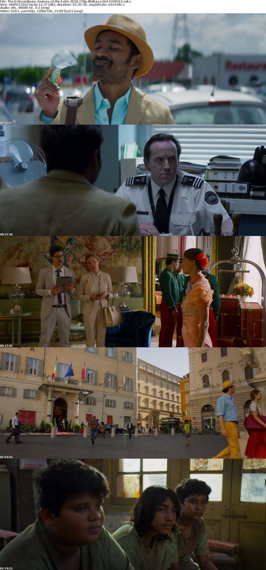 The Extraordinary Journey of the Fakir 2018 720p BluRay x264-CiNEFiLE The Extraordinary Journey of the Fakir 2018 720p BluRay x264-CiNEFiLE
