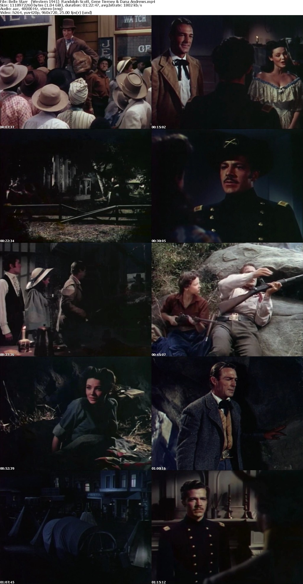 Belle Starr (Western 1941) Randolph Scott 720p Belle Starr (Western 1941) Randolph Scott 720p