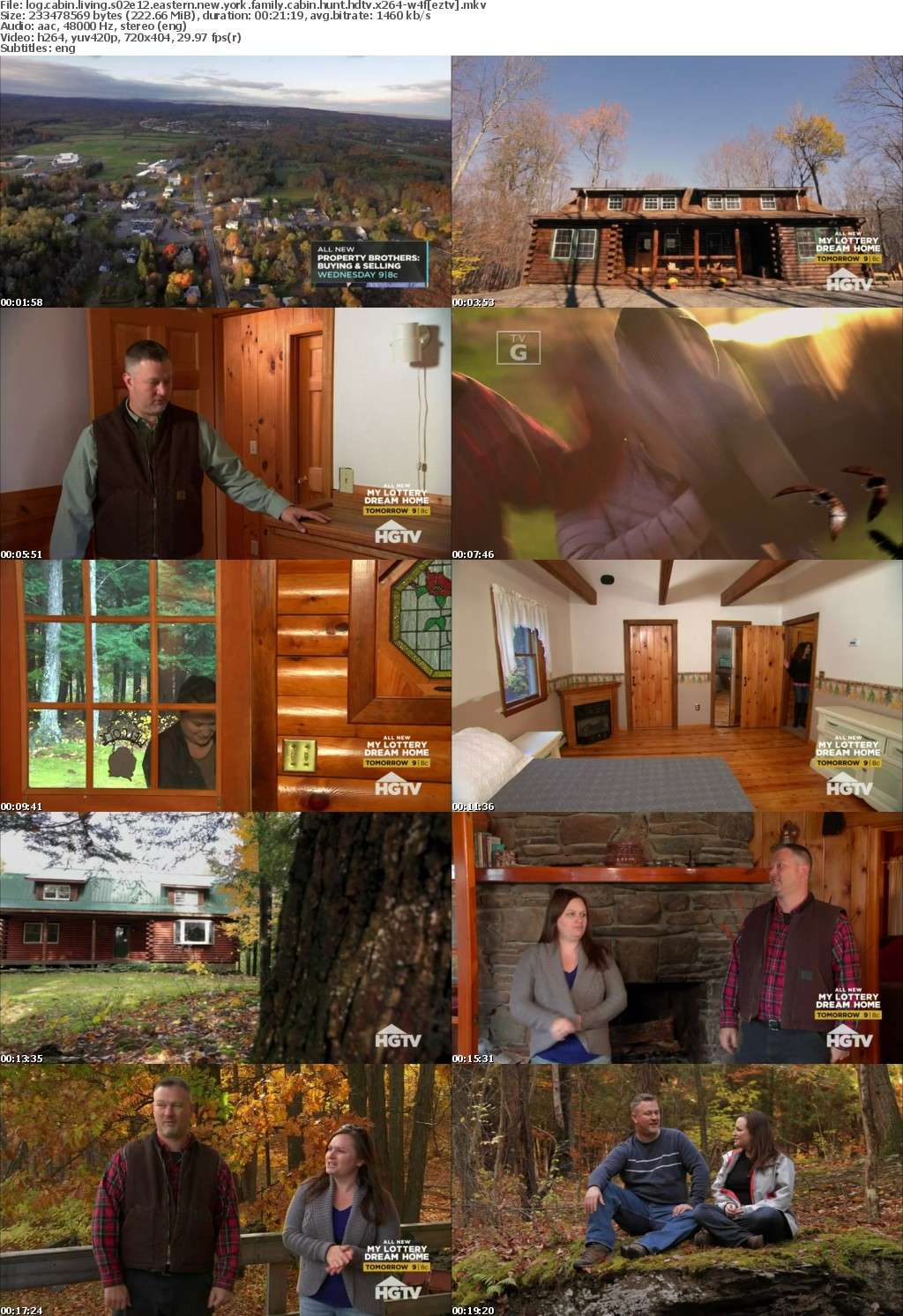 Log Cabin Living S02E12 Eastern New York Family Cabin Hunt HDTV x264-W4F Log Cabin Living S02E12 Eastern New York Family Cabin Hunt HDTV x264-W4F