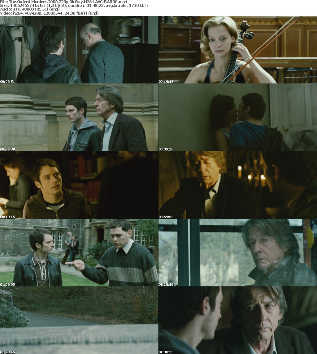 The Oxford Murders (2008) 720p BluRay H264 AAC-RARBG