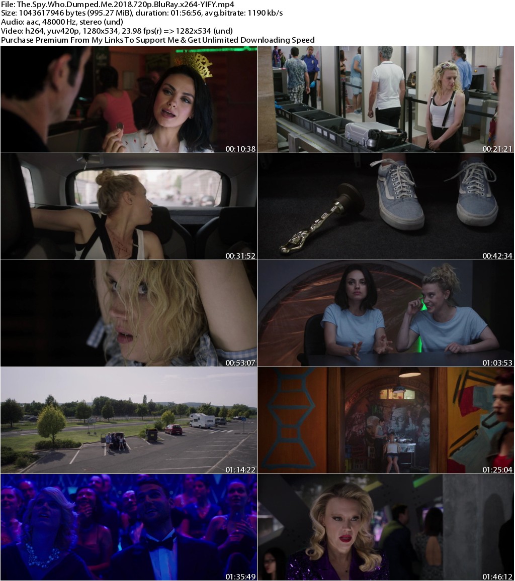 The Spy Who Dumped Me (2018) 720p BluRay x264-YIFY