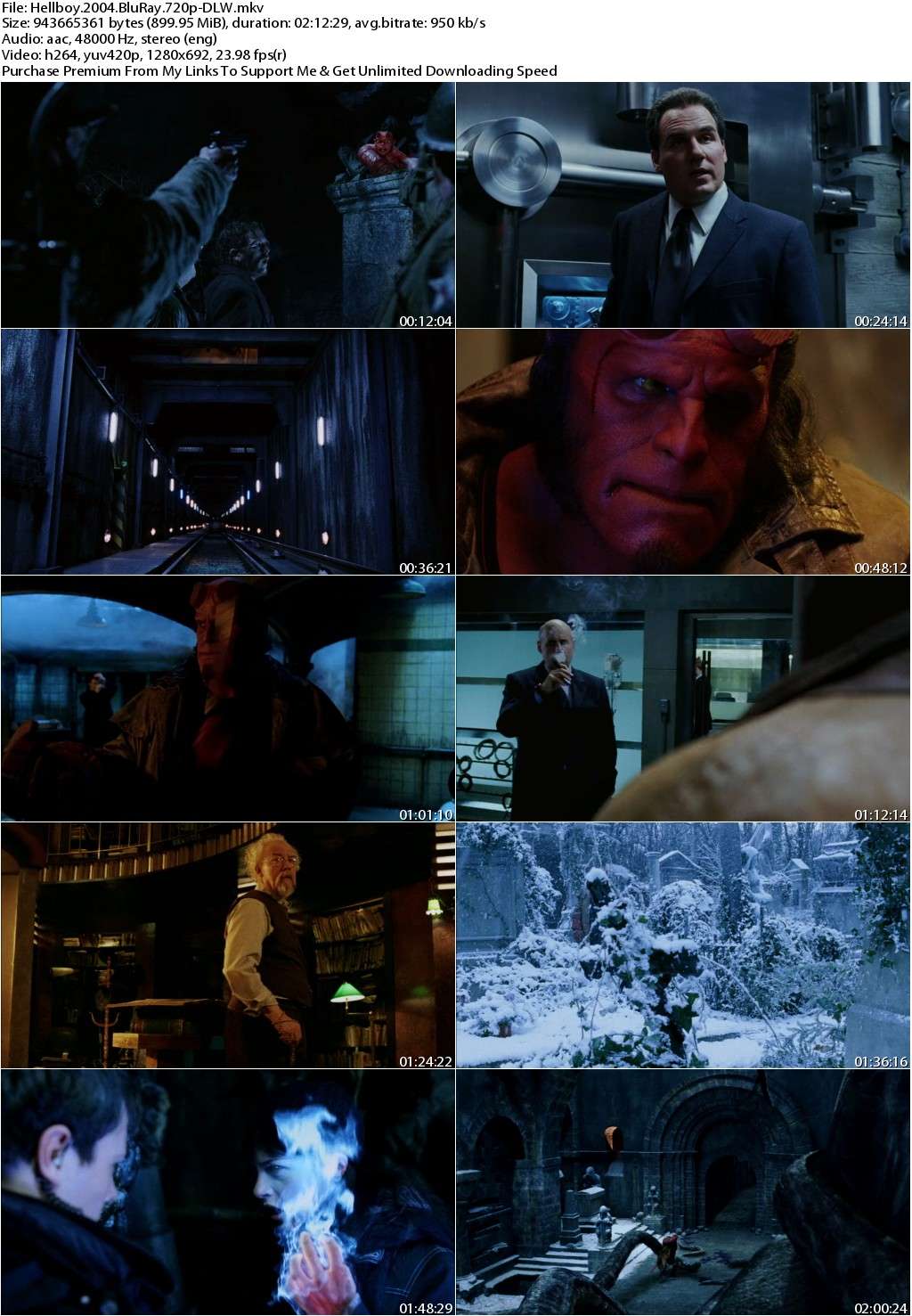 Hellboy (2004) 720p BRRip x264-DLW