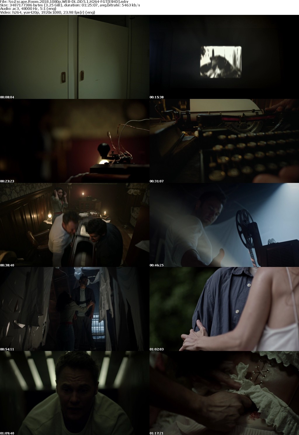 No Escape Room (2018) 1080p WEB-DL DD5.1 H264-FGTEtHD