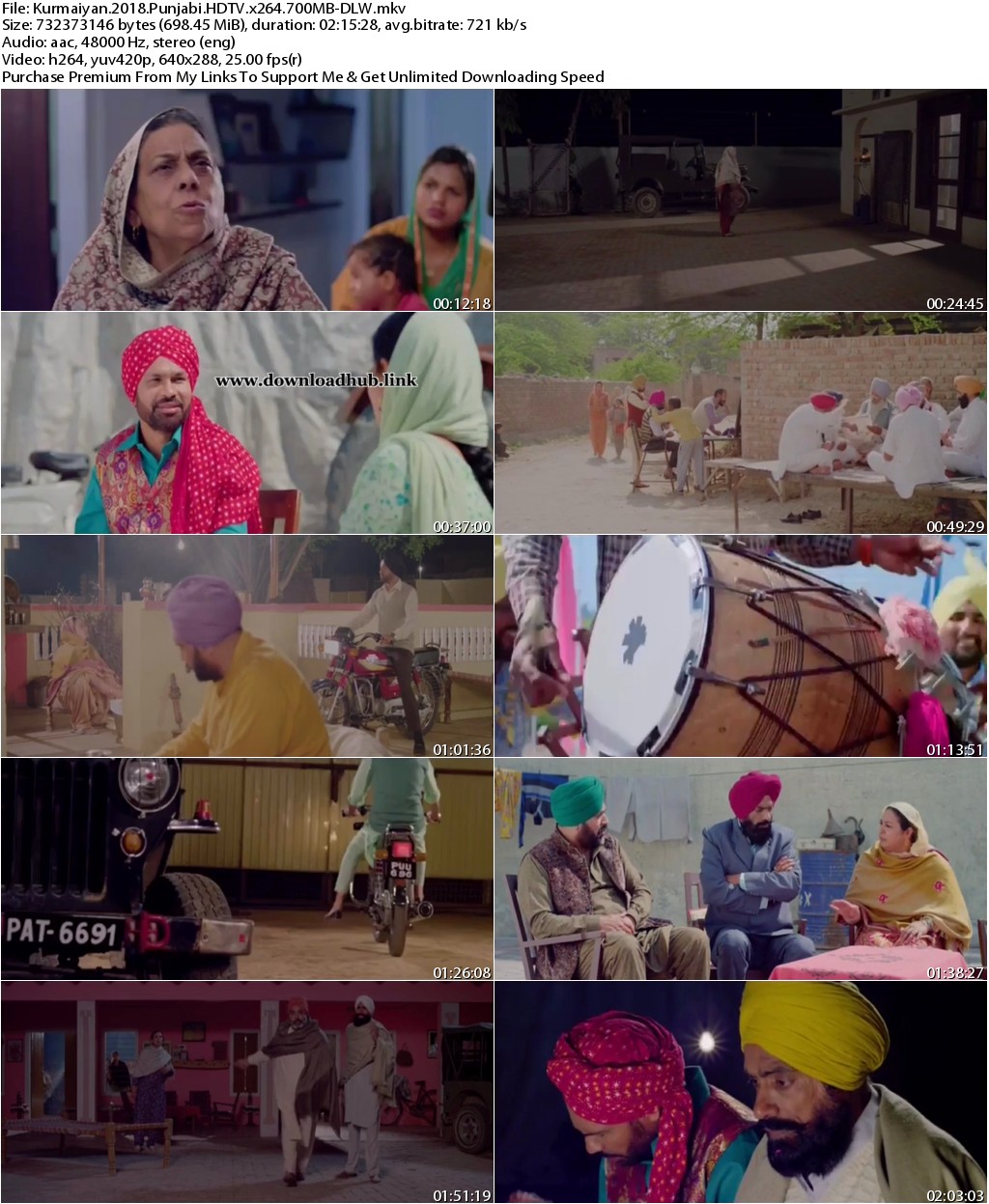 Kurmaiyan (2018) Punjabi HDTV x264 700MB-DLW