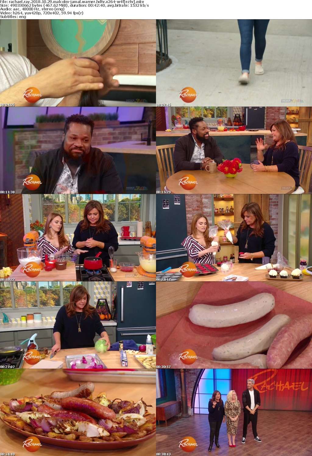 Rachael Ray (2018) 10 29 Malcolm-Jamal Warner HDTV x264-W4F