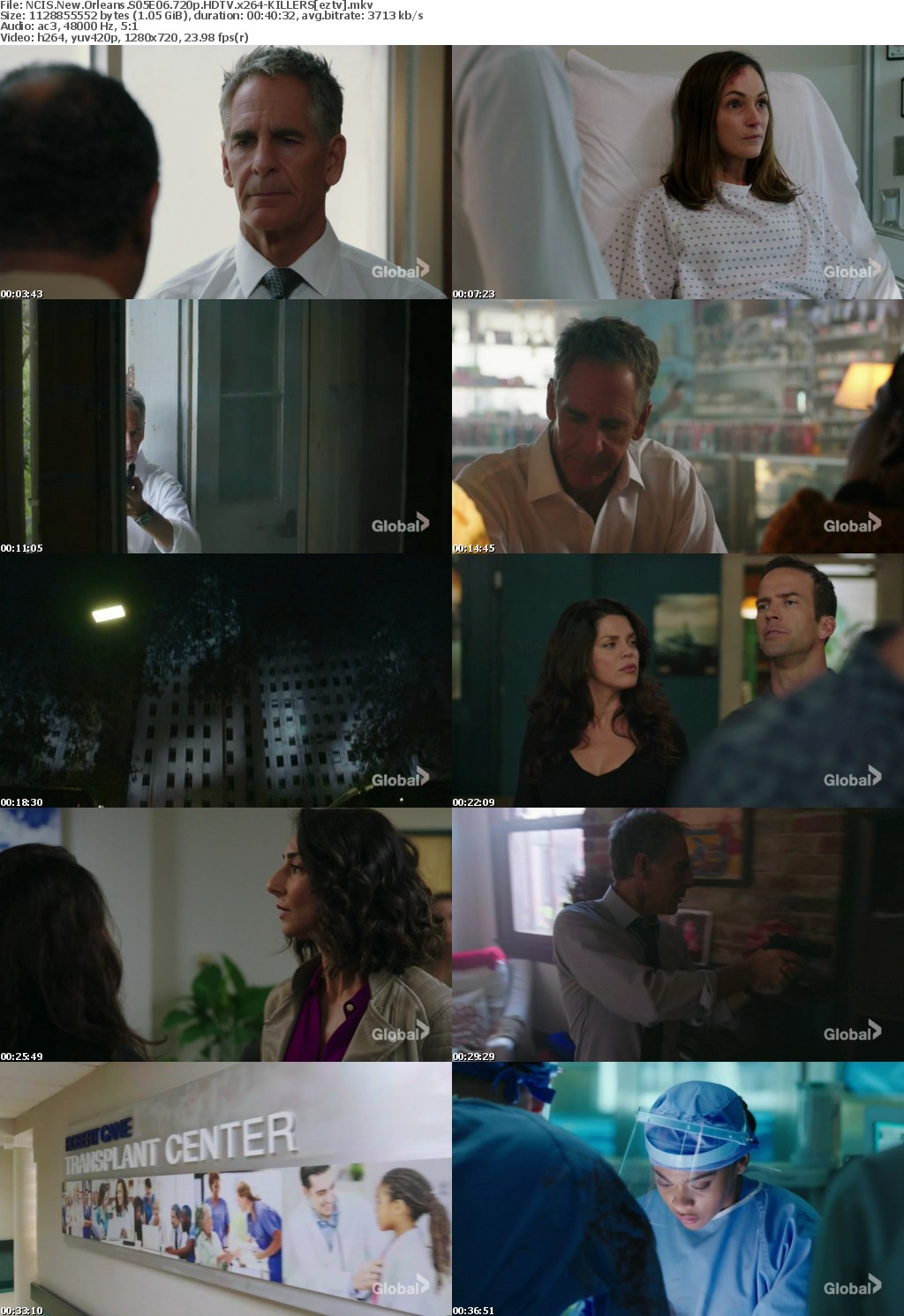 NCIS New Orleans S05E06 720p HDTV x264-KILLERS