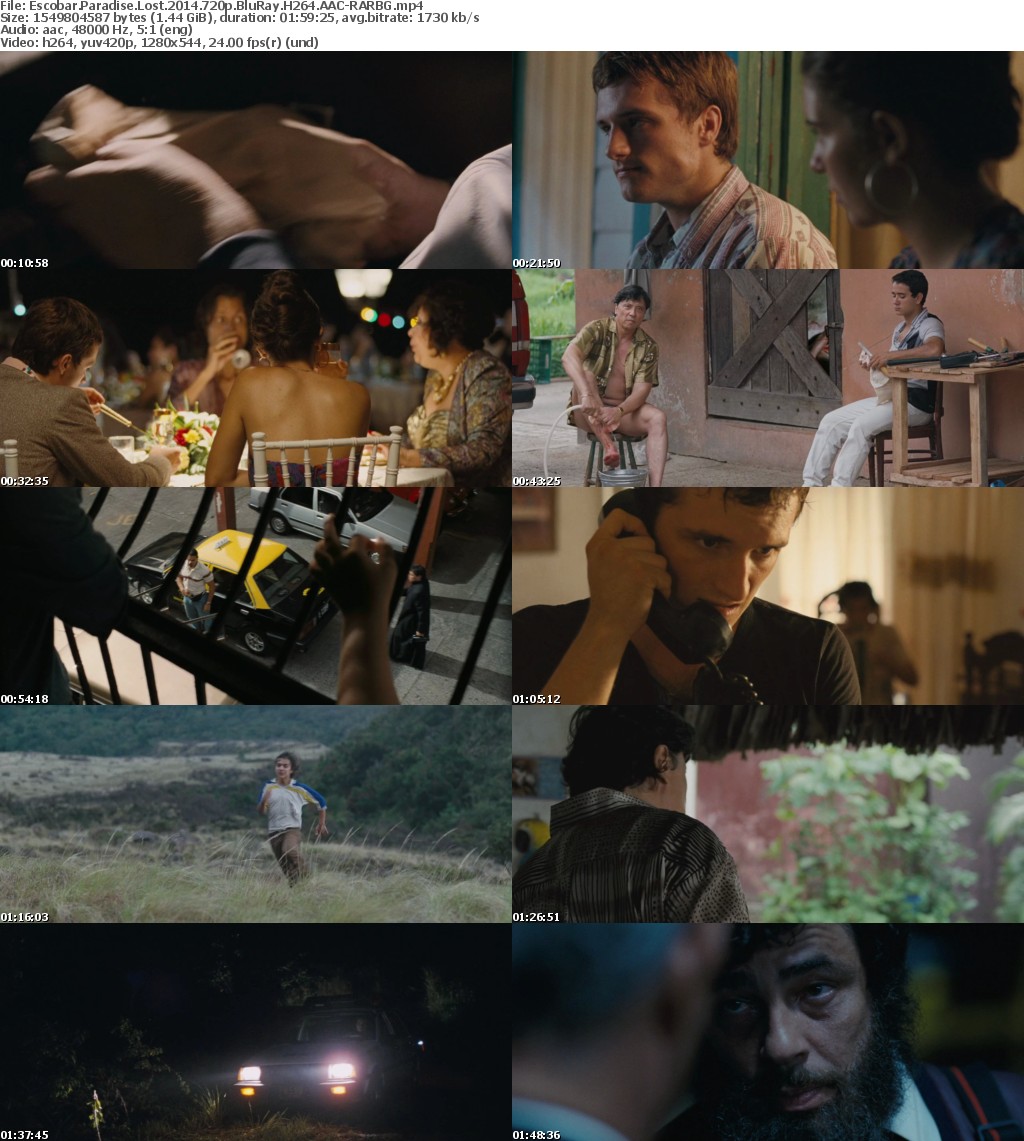 Escobar Paradise Lost (2014) 720p BluRay H264 AAC-RARBG