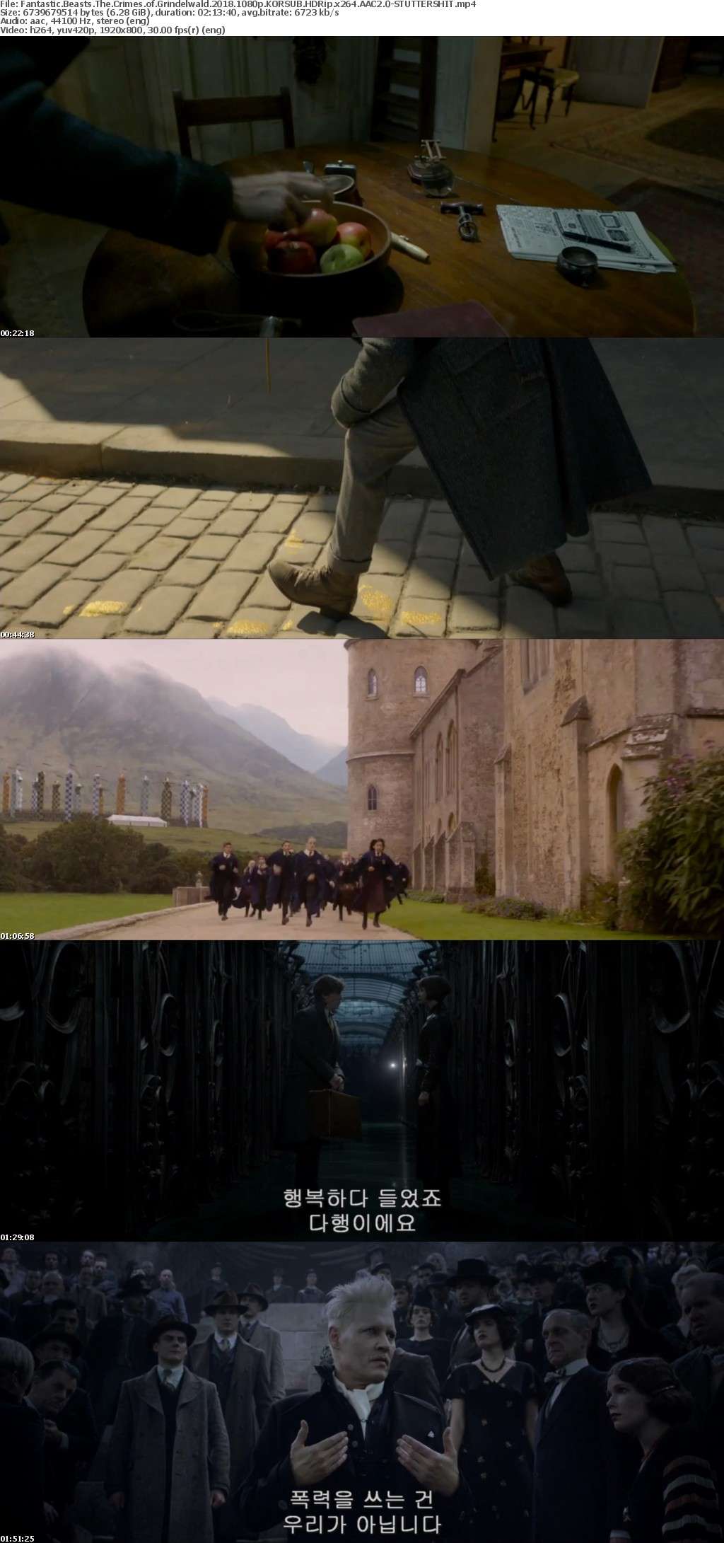 Fantastic Beasts The Crimes of Grindelwald 2018 1080p KORSUB HDRip x264 AAC2 0-STUTTERSHIT Fantastic Beasts The Crimes of Grindelwald 2018 1080p KORSUB HDRip x264 AAC2 0-STUTTERSHIT