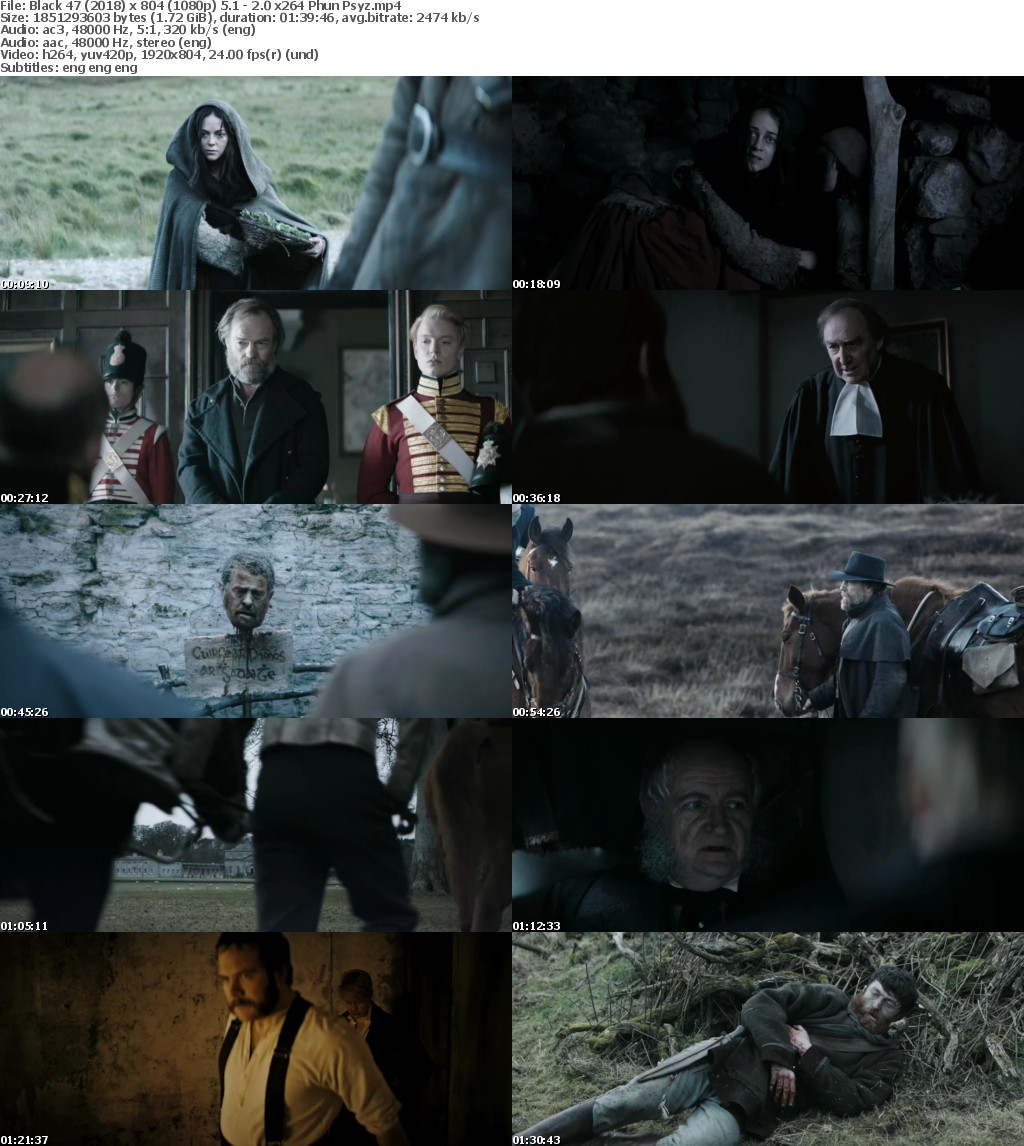 Black 47 (2018) 1080p BRRip 5.1-2.0 x264 Phun Psyz