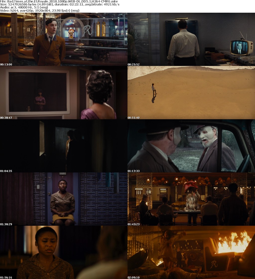 Bad Times at the El Royale (2018) 1080p WEB-DL DD5.1 H264-CMRG