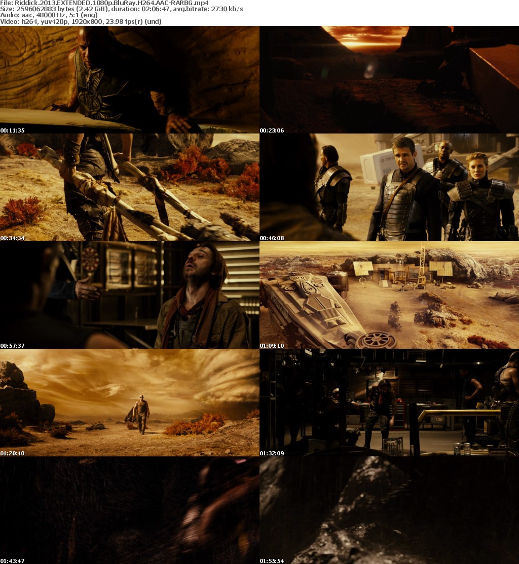 Riddick (2013) EXTENDED 1080p BluRay H264 AAC-RARBG