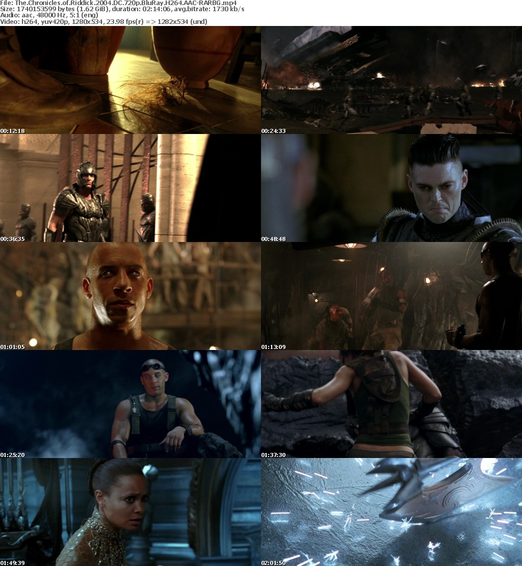 The Chronicles of Riddick (2004) DC 720p BluRay H264 AAC-RARBG