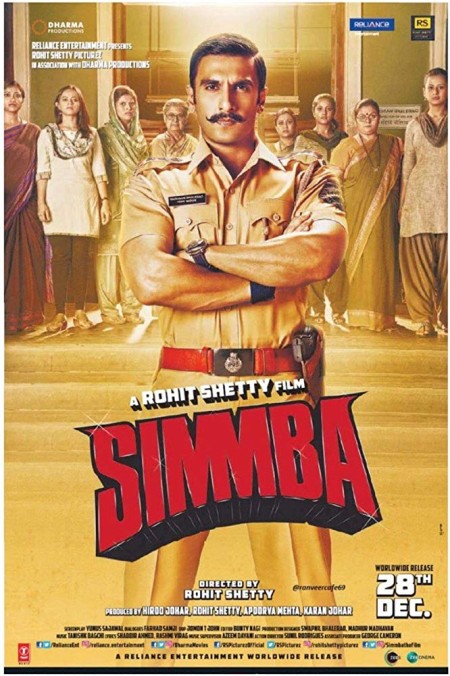 SIMMBA (2018) Hindi 1-3 Des Pre CAM Rip x264 AC3 DTOne