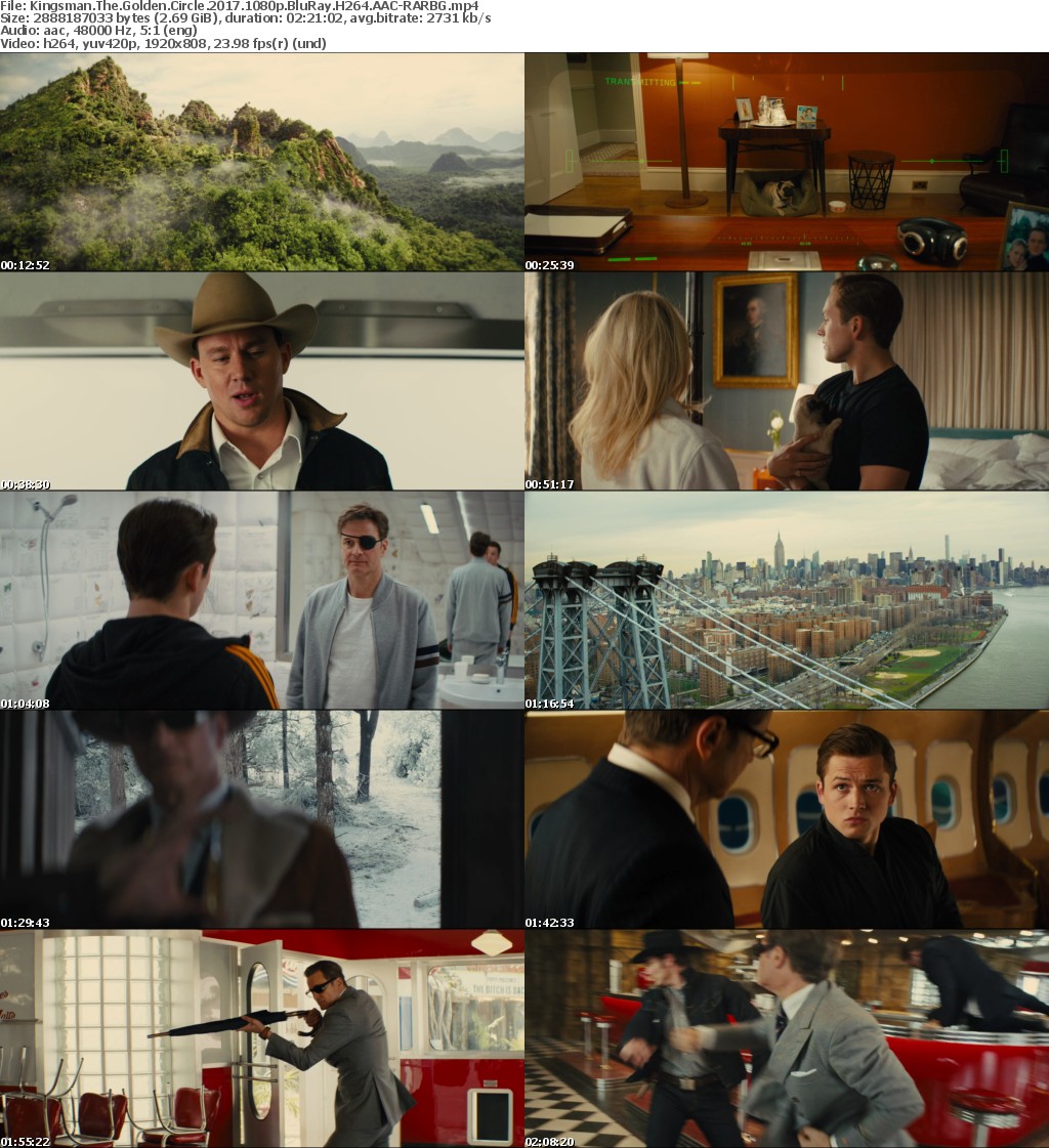 Kingsman The Golden Circle (2017) 1080p BluRay H264 AAC-RARBG