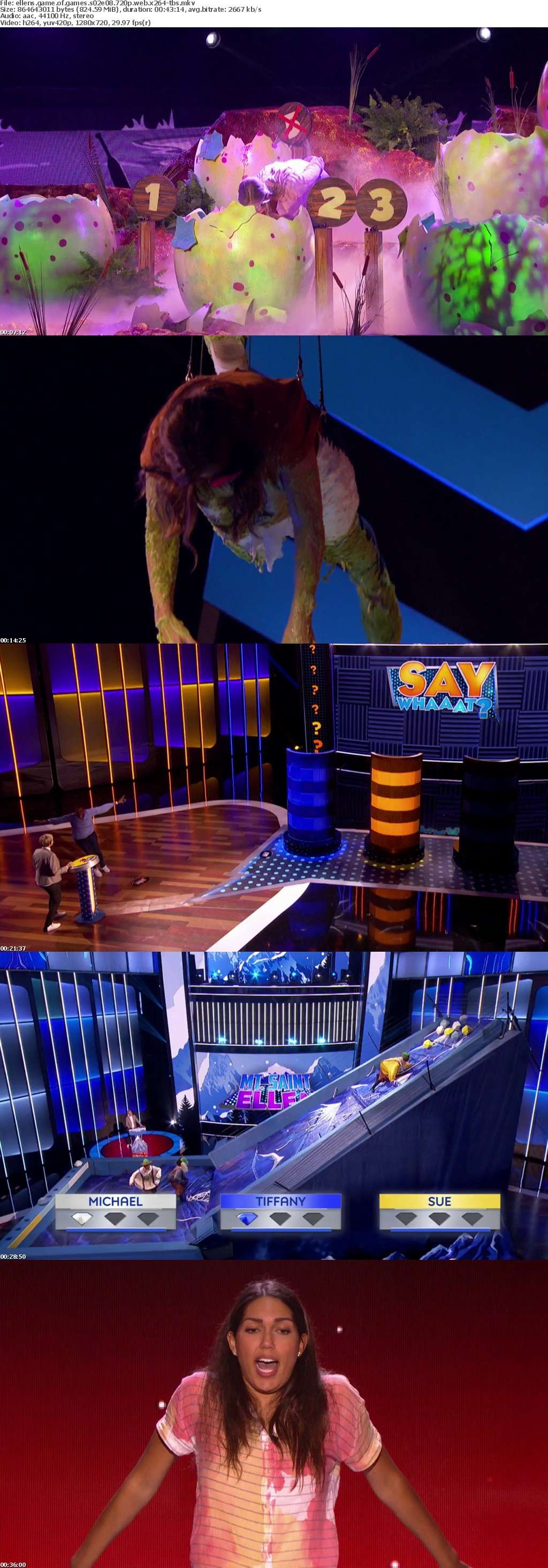 Ellens Game of Games S02E08 720p WEB x264-TBS Ellens Game of Games S02E08 720p WEB x264-TBS